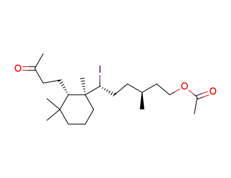 9(R)-15-Acetoxy-8-oxo-8,9 seco-9-iodo-labdane