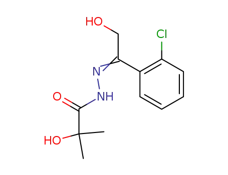 (E)-2-Hydroxy-2-methylpropanoic acid (1-(2-chlorophenyl)-2-hydroxyethylidene)hydrazide