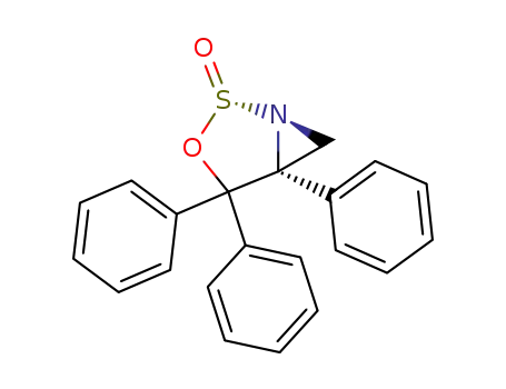 3-Oxa-2-thia-1-azabicyclo[3.1.0]hexane, 4,4,5-triphenyl-, 2-oxide