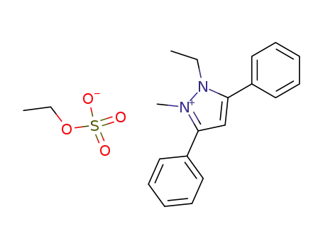 1-ethyl-2-methyl-3,5-diphenylpyrazolium ethyl sulfate