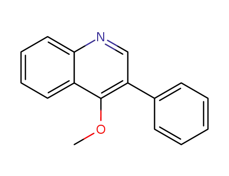 Molecular Structure of 110747-49-4 (4-methoxy-3-phenylquinoline)