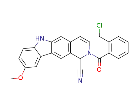 2-(2-chloromethylbenzoyl)-1-cyano-9-methoxy-1,2-dihydroellipticine