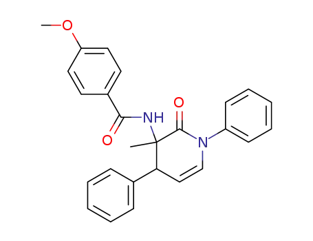4-Methoxy-N-(3-methyl-2-oxo-1,4-diphenyl-1,2,3,4-tetrahydro-pyridin-3-yl)-benzamide