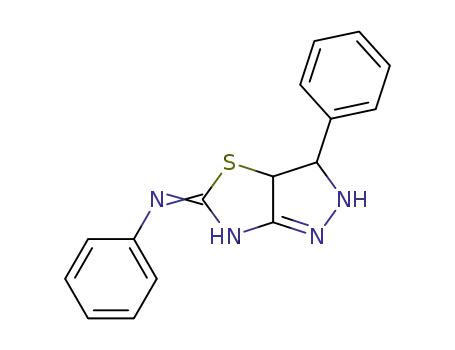 Phenyl-[3-phenyl-2,3,3a,6-tetrahydro-pyrazolo[3,4-d]thiazol-(5Z)-ylidene]-amine