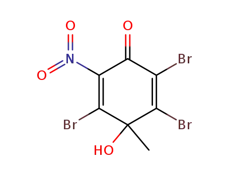2,3,5-Tribromo-4-hydroxy-4-methyl-6-nitrocyclohexa-2,5-dien-1-one