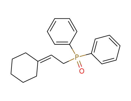 Molecular Structure of 13303-59-8 (Phosphine oxide, (2-cyclohexylideneethyl)diphenyl-)