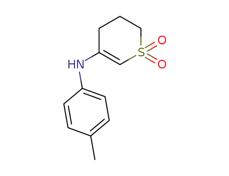 3-(p-toluidino)-5,6-dihydro-4H-thiopyran 1,1-dioxide