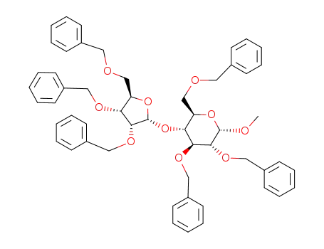methyl 2,3,6-tri-O-benzyl-4-O-(2,3,5-tri-O-benzyl-α-D-ribofuranosyl)-α-D-glucopyranoside