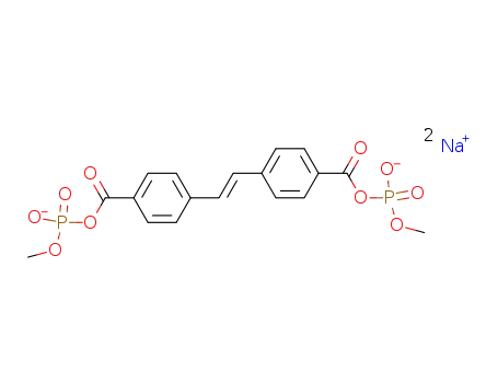 Stilbene-4,4'-dicarbonyl bis(sodium methyl phosphate)