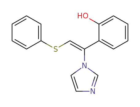 Phenol, 2-[1-(1H-imidazol-1-yl)-2-(phenylthio)ethenyl]-, (Z)-