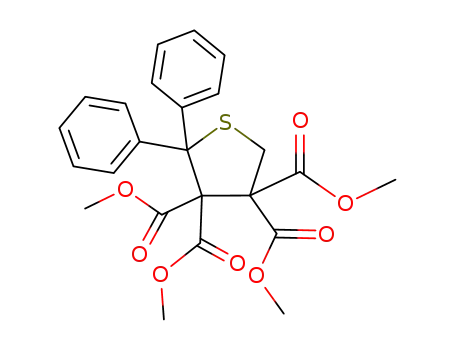 3,3,4,4(2H,5H)-Thiophenetetracarboxylic acid, 2,2-diphenyl-,
tetramethyl ester