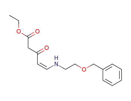 4-Pentenoic acid, 3-oxo-5-[[2-(phenylmethoxy)ethyl]amino]-, ethyl ester,
(Z)-
