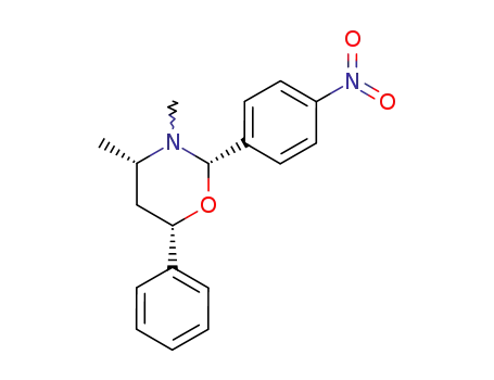 c-4-Methyl-c-6-phenyl-r-2-(4-nitrophenyl)tetrahydro-1,3-oxazin