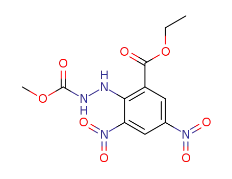 2-(N'-Methoxycarbonyl-hydrazino)-3,5-dinitro-benzoic acid ethyl ester