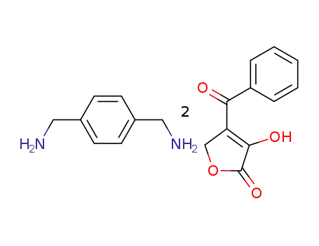 p-xylenediammonium bis(4-benzoyl-2(5H)-furanone-3-oxide)