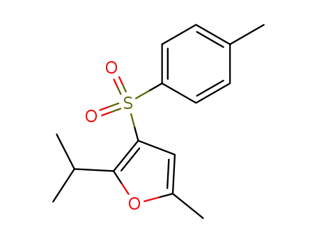 Furan, 5-methyl-2-(1-methylethyl)-3-[(4-methylphenyl)sulfonyl]-
