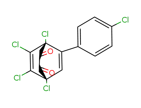 1,4,5,6-tetrachloro-7-(4-chlorophenyl)bicyclo<2.2.2>octa-5,7-diene-2,3-dione