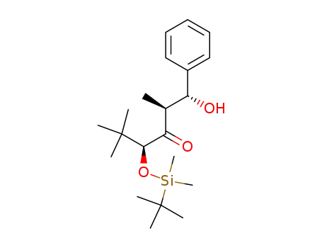 (+)-(1R,2S,4S)-4-<(tert-butyldimethylsilyl)oxy>-1-hydroxy-1-phenyl-2,5,5-trimethyl-3-hexanone