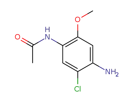 Molecular Structure of 7400-98-8 (N-(4-amino-5-chloro-2-methoxyphenyl)acetamide)