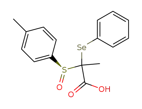 2-Phenylselanyl-2-((S)-toluene-4-sulfinyl)-propionic acid