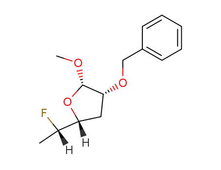 methyl 2-O-benzyl-3,5,6-trideoxy-5-fluoro-β-L-arabino-hexofuranoside