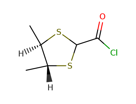 1,3-DITHIOLANE-2-CARBONYL CHLORIDE,4,5-DIMETHYL-,[4R-(2A,4A,5SS)]-