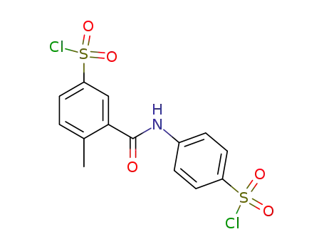 Benzenesulfonyl chloride,
3-[[[4-(chlorosulfonyl)phenyl]amino]carbonyl]-4-methyl-