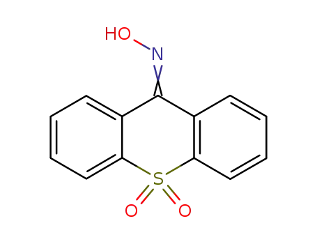 Molecular Structure of 5395-25-5 (N-hydroxy-9H-thioxanthen-9-imine 10,10-dioxide)