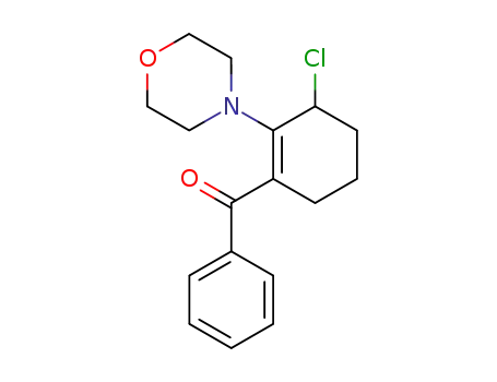 (3-chloro-2-morpholino-1-cyclohexen-1-yl)-phenyl-methanone