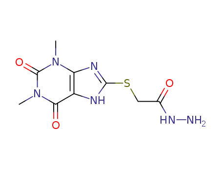1,3-dimethyl-2,6-dioxo-2,3,6,7-tetrahydro-1H-purin-8-yl thioacetohydrazide