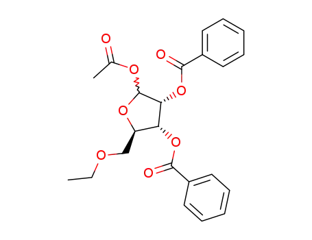 1-O-acetyl-5-O-ethyl-2,3-di-O-benzoyl-D-ribofuranose