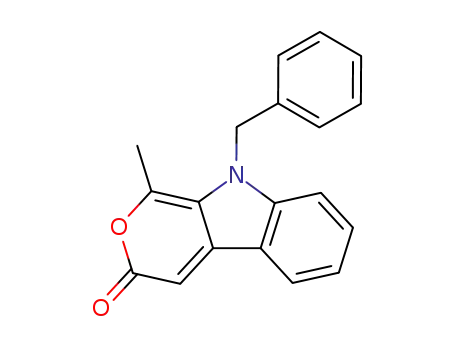 9-benzyl-1-methylpyrano<3,4-b>indol-3-one
