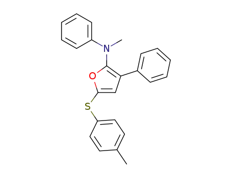N-Methyl-5-[(4-methylphenyl)sulfanyl]-N,3-diphenylfuran-2-amine