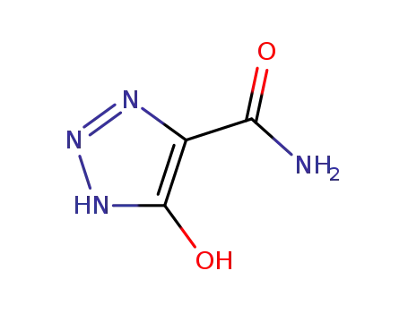 Molecular Structure of 3176-44-1 (5-oxo-2,5-dihydro-1H-1,2,3-triazole-4-carboxamide)