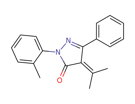4-Isopropylidene-5-phenyl-2-o-tolyl-2,4-dihydro-pyrazol-3-one