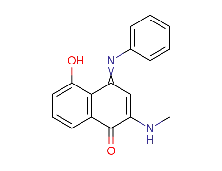 5-Hydroxy-2-methylamino-4-[(E)-phenylimino]-4H-naphthalen-1-one