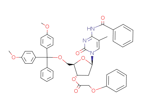 Phenoxy-acetic acid (2R,3S,5R)-5-(4-benzoylamino-5-methyl-2-oxo-2H-pyrimidin-1-yl)-2-[bis-(4-methoxy-phenyl)-phenyl-methoxymethyl]-tetrahydro-furan-3-yl ester