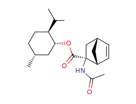 (1R,2S)-(-)-menthyl 2-exo-acetamidobicyclo<2.2.1>hept-5-ene-2-endo-carboxylate
