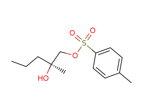Molecular Structure of 89997-25-1 (1,2-Pentanediol, 2-methyl-, 1-(4-methylbenzenesulfonate), (S)-)