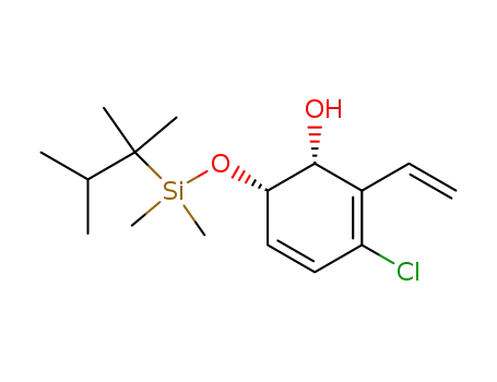 (2R,3S)-cis-6-chloro-3-dimethyl(1,1,2-trimethylpropyl)siloxy-1-vinylcyclohexa-4,6-diene-2-ol