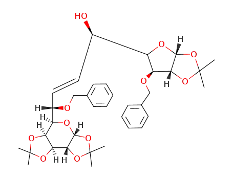 3-O-benzyl-6-C-<(E)-6-O-benzyl-7-deoxy-1,2:3,4-di-O-isopropylidene-L-glycero-α-D-galacto-heptopyranos-7-ylidene>-6-deoxy-1,2-O-isopropylidene-α-D-glucofuranose