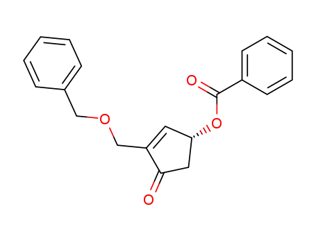 2-Cyclopenten-1-one, 4-(benzoyloxy)-2-[(phenylmethoxy)methyl]-, (R)-