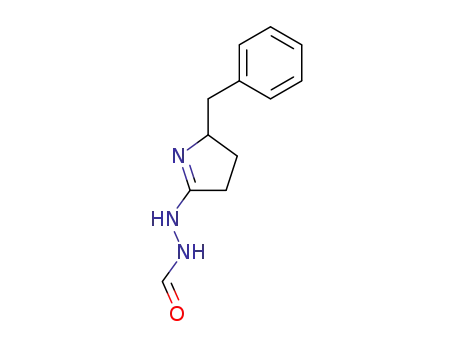 Molecular Structure of 82256-35-7 (Formic acid N'-(5-benzyl-4,5-dihydro-3H-pyrrol-2-yl)-hydrazide)
