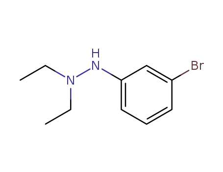 Molecular Structure of 114838-65-2 (2-(3-bromophenyl)-1,1-diethylhydrazine)
