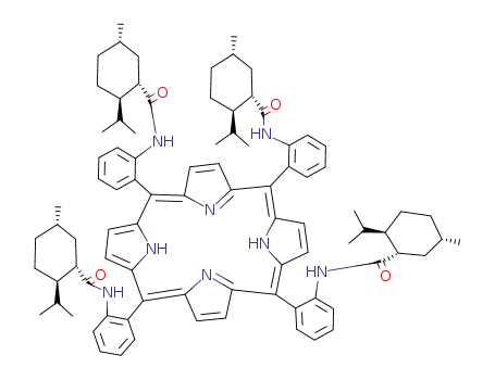 meso-α,α,α,α-tetrakis<2-<(p-menth-3-ylcarbonyl)amino>phenyl>-porphyrin