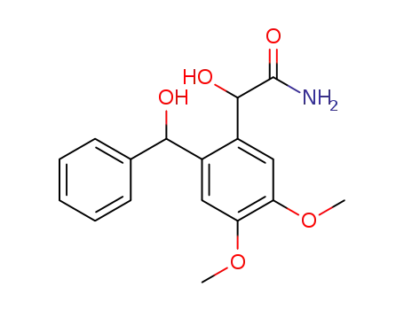 벤젠아세트아미드, -알파-히드록시-2-(히드록시페닐메틸)-4,5-디메톡시-
