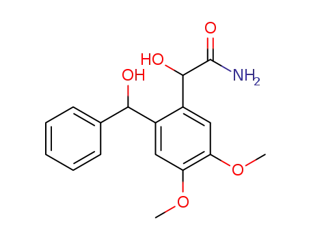 Benzeneacetamide,  -alpha--hydroxy-2-(hydroxyphenylmethyl)-4,5-dimethoxy-