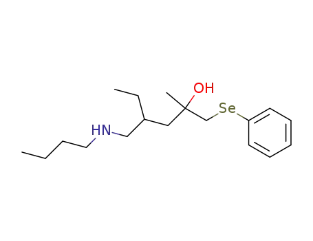 4-Butylaminomethyl-2-methyl-1-phenylselanyl-hexan-2-ol