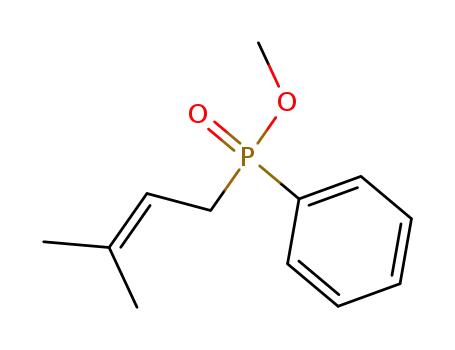 methyl (3-methyl-2-butenyl)phenylphosphinate