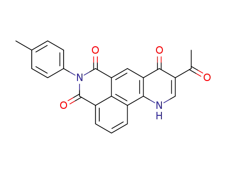 9-acetyl-5-(p-tolyl)-5,6,8,9,10,11-hexahydro-4H-isoquinolino<4,5-g>quinoline-4,6,8-trione